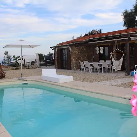 Villa Clicla - Pool, Sea,hommock Swing And Laziness Imperia